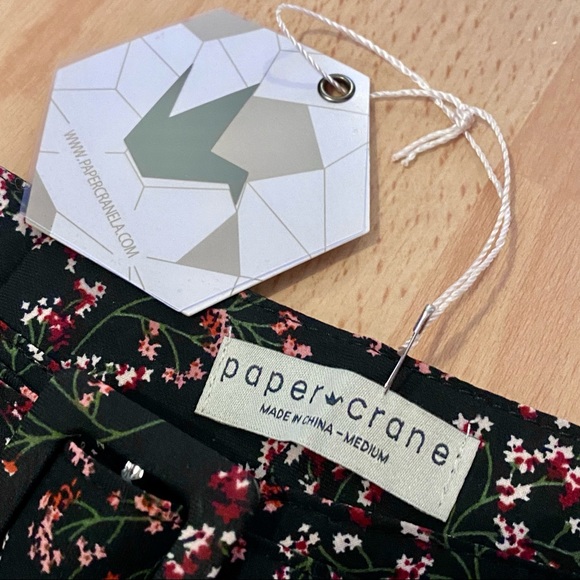 Paper Crane Midi Skirt with Belt - Picture 8 of 8